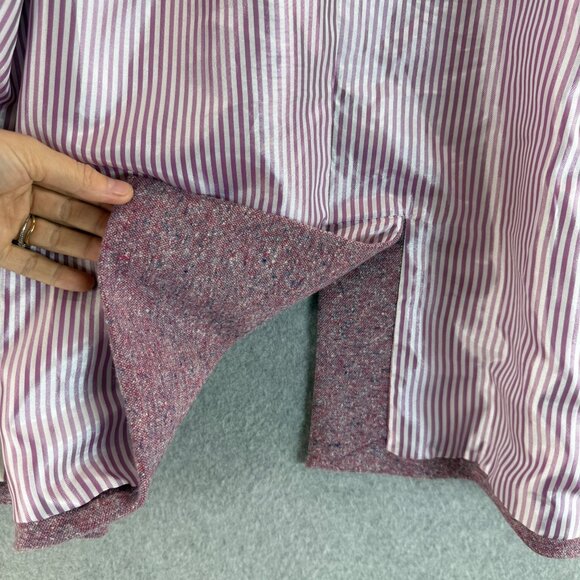 Veronica Beard Revolve Beacon Dickey Jacket Orchid Pink Tweed Womens‎ Size 14 - Picture 14 of 16